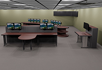 Monitoring Room Furniture Consoles